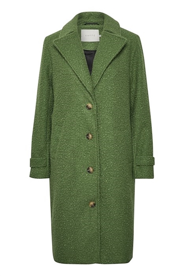 KAFFE KAanne Coat 180125 Artichoke Green - overgangsfrakke 